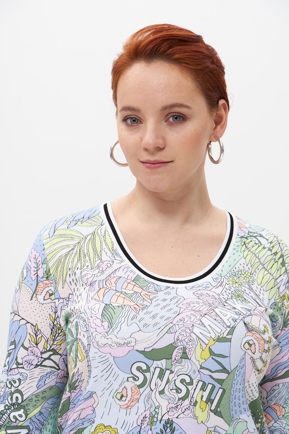 Футболка Marc Cain Sushi принт