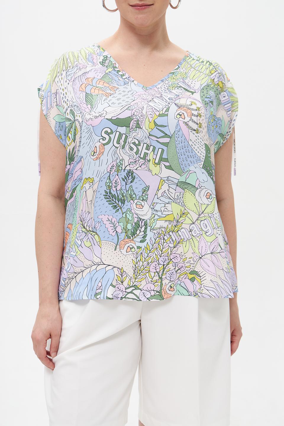 Блузка Marc Cain Sushi принт