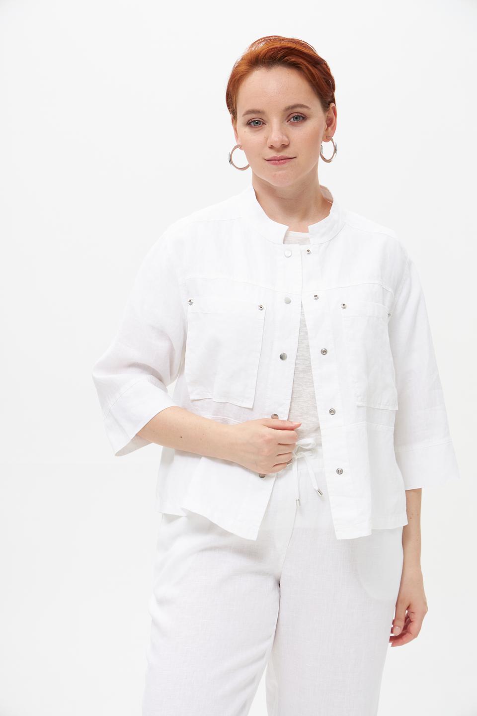 Жакет Doris Streich льняной белый