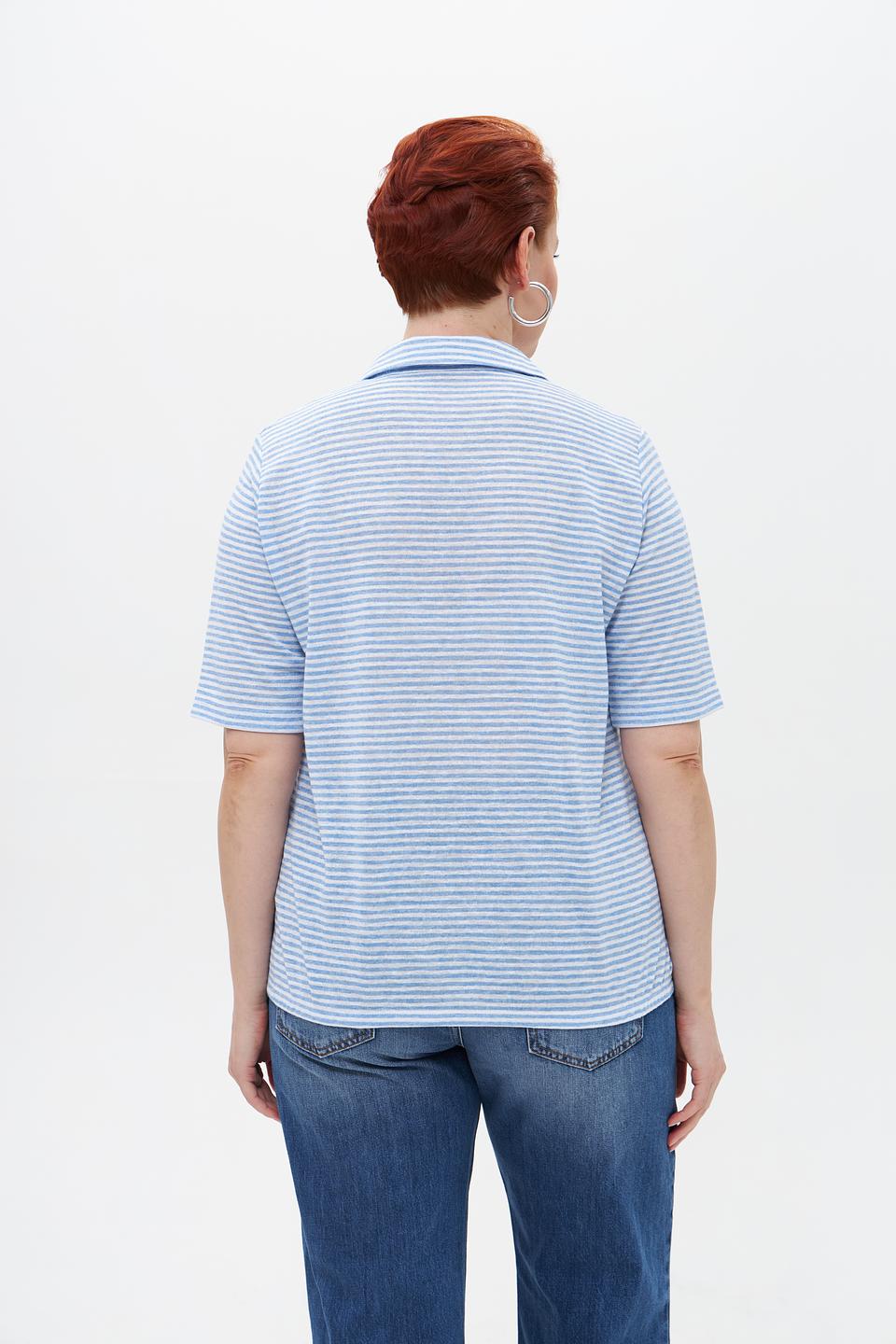 Футболка-поло Rabe collection в полоску