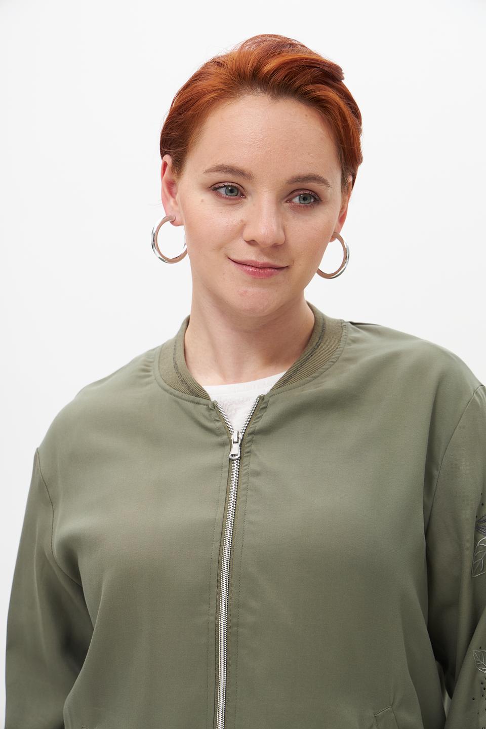 Жакет Rabe collection оливковый