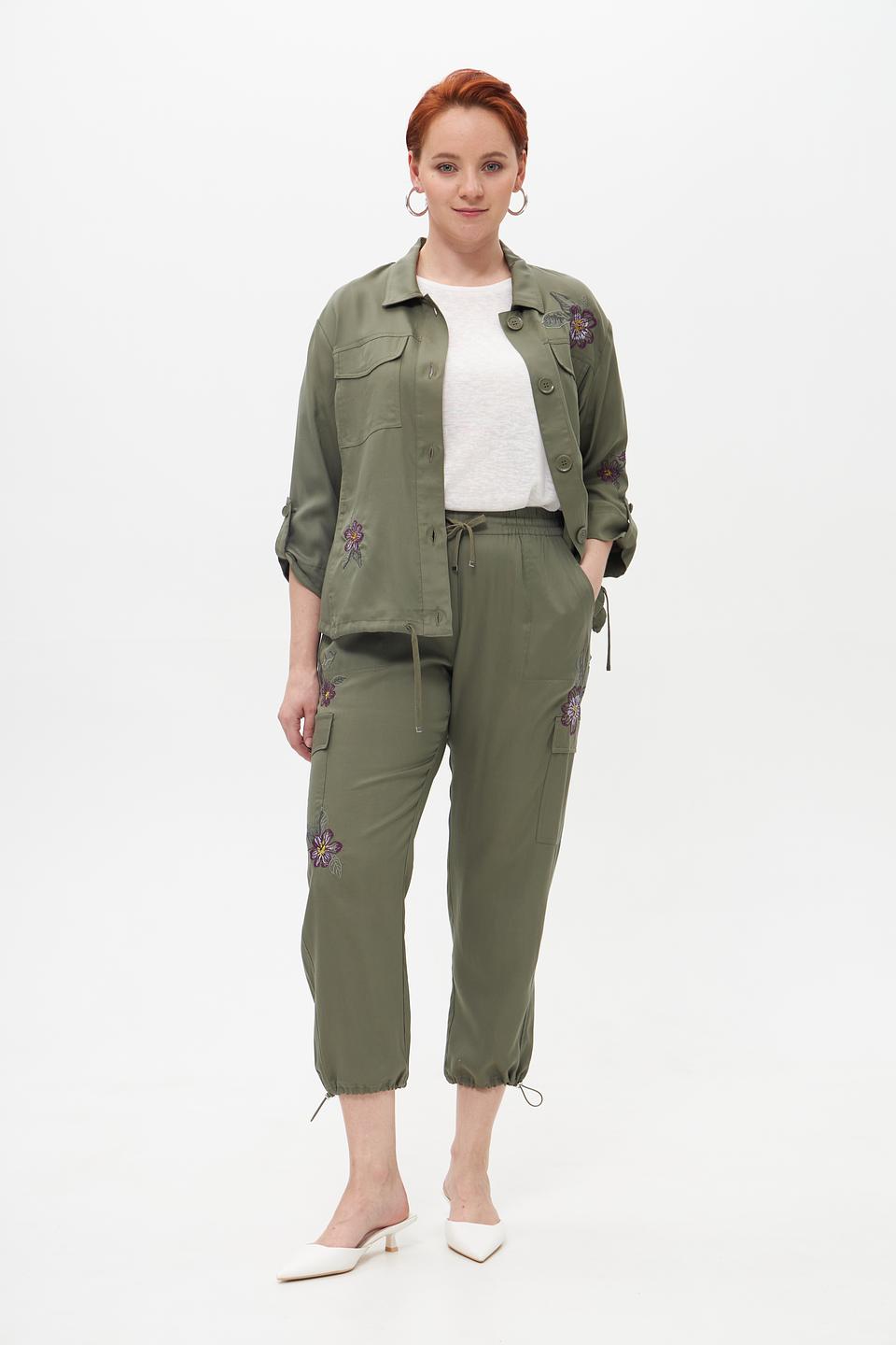 Брюки карго Rabe collection хаки