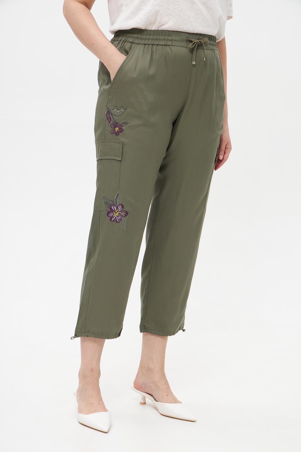 Брюки карго Rabe collection хаки