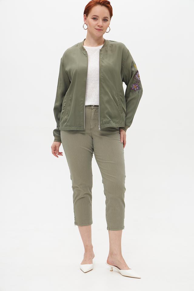 Джинсы капри в полоску Rabe collection