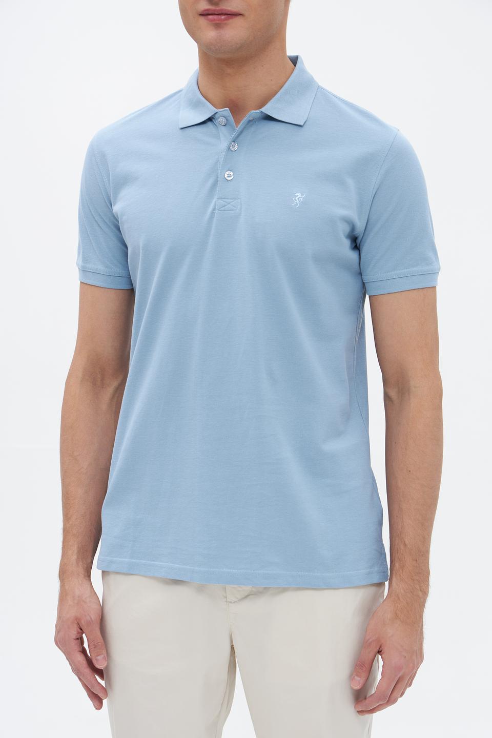 Поло Sea Barrier голубое