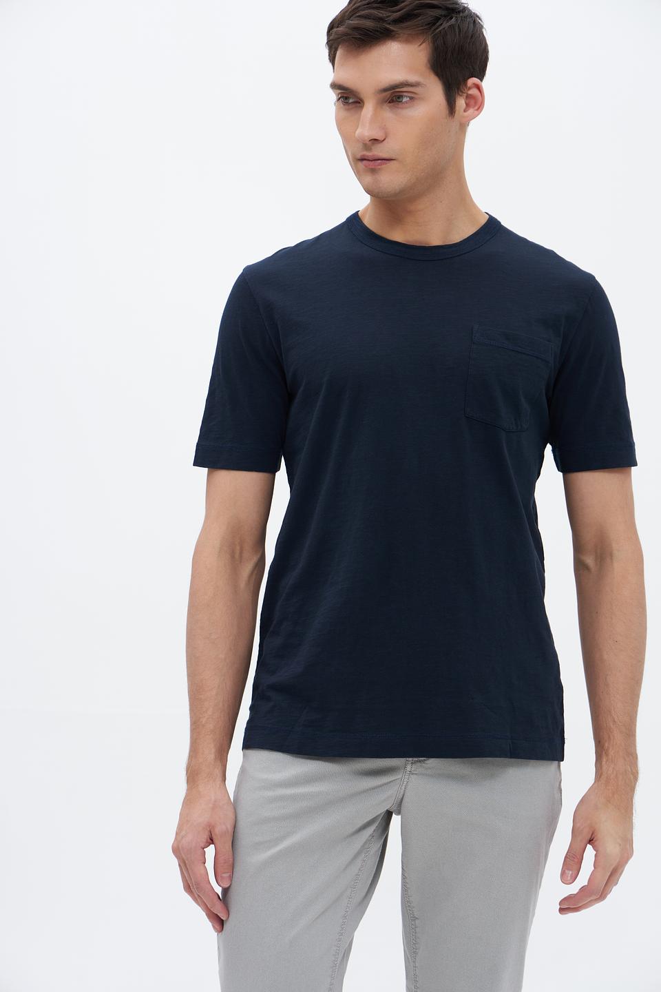 Футболка Marc O Polo с карманом темно-синяя