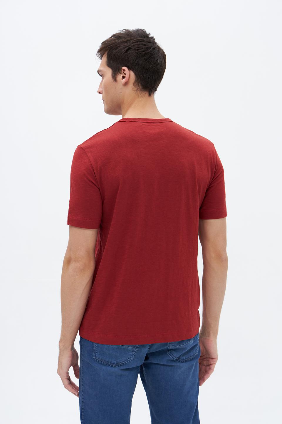 Футболка Marc O Polo с карманом бордовый