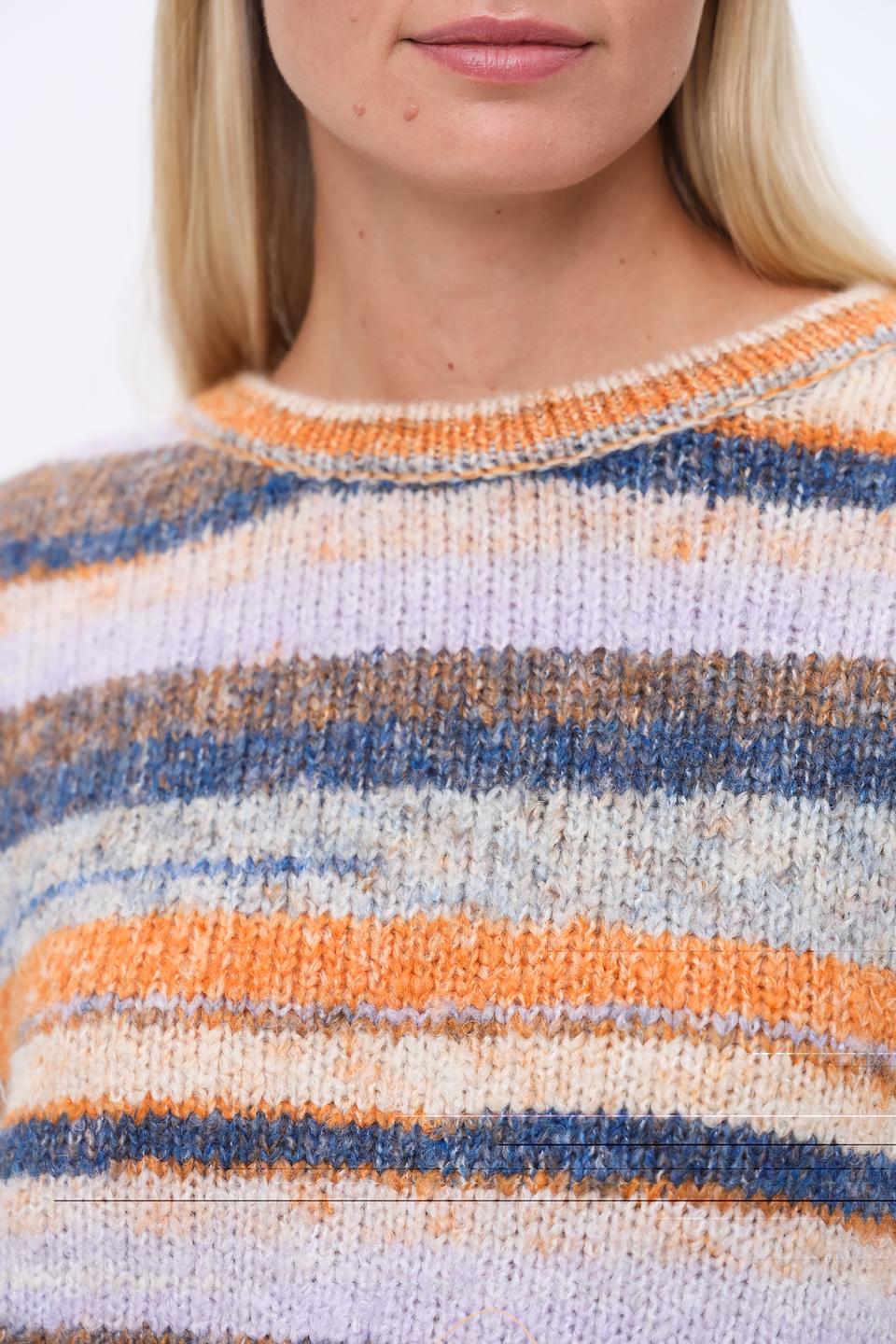 Пуловер More and More в полоску