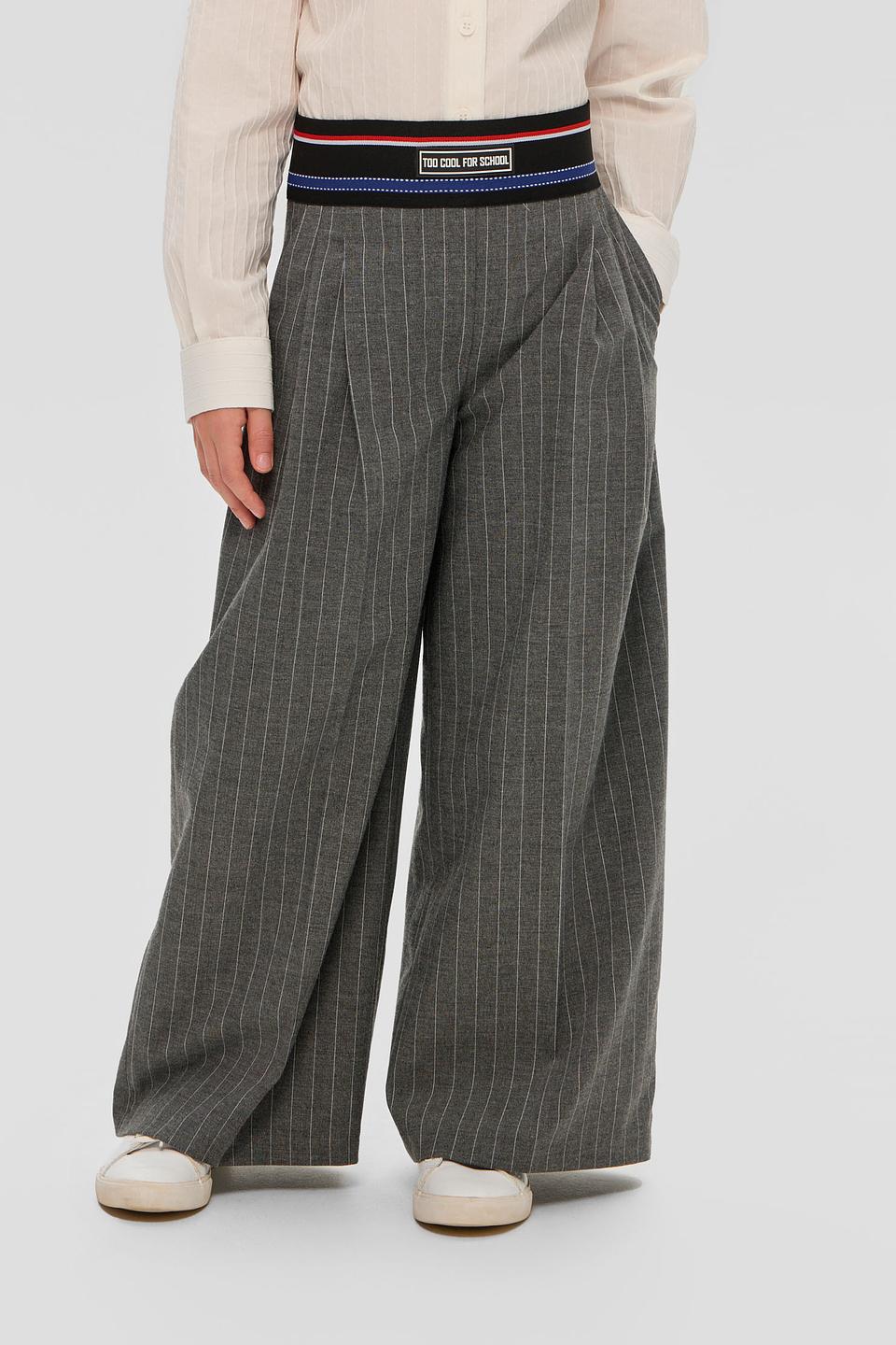 Брюки Choupette в полоску серые