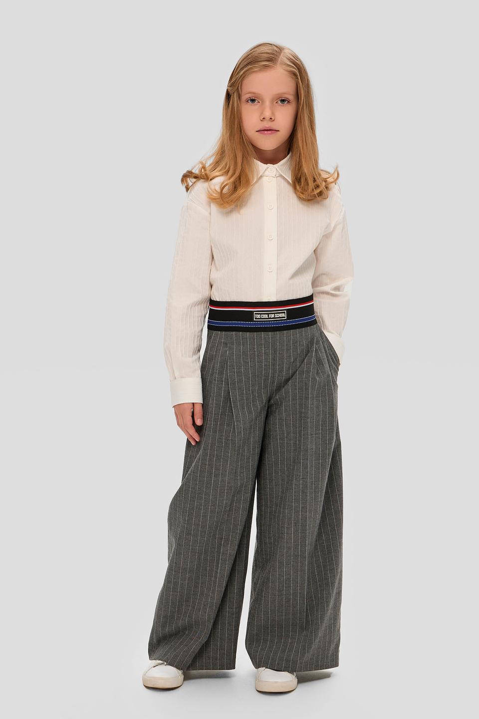 Брюки Choupette в полоску серые