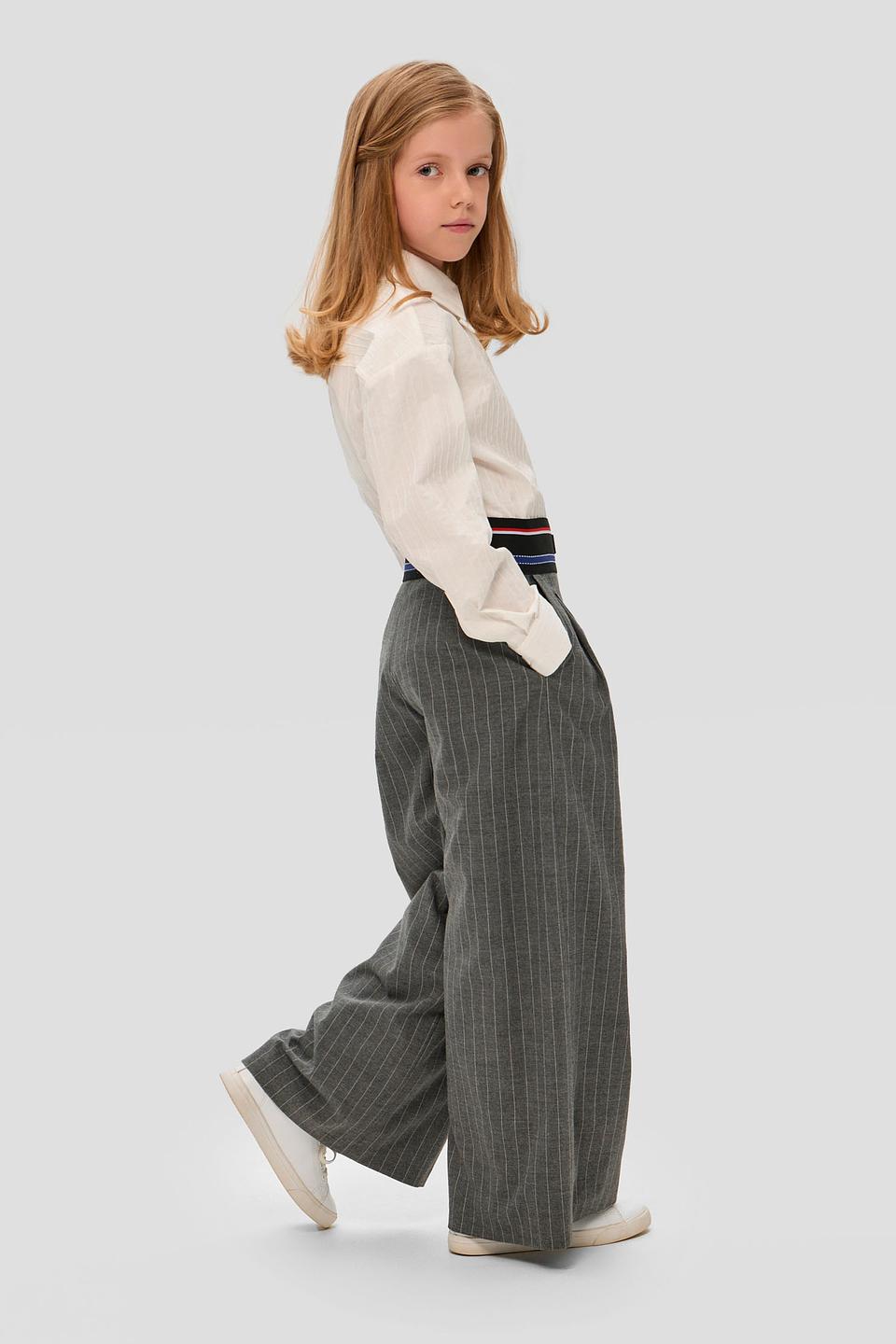 Брюки Choupette в полоску серые