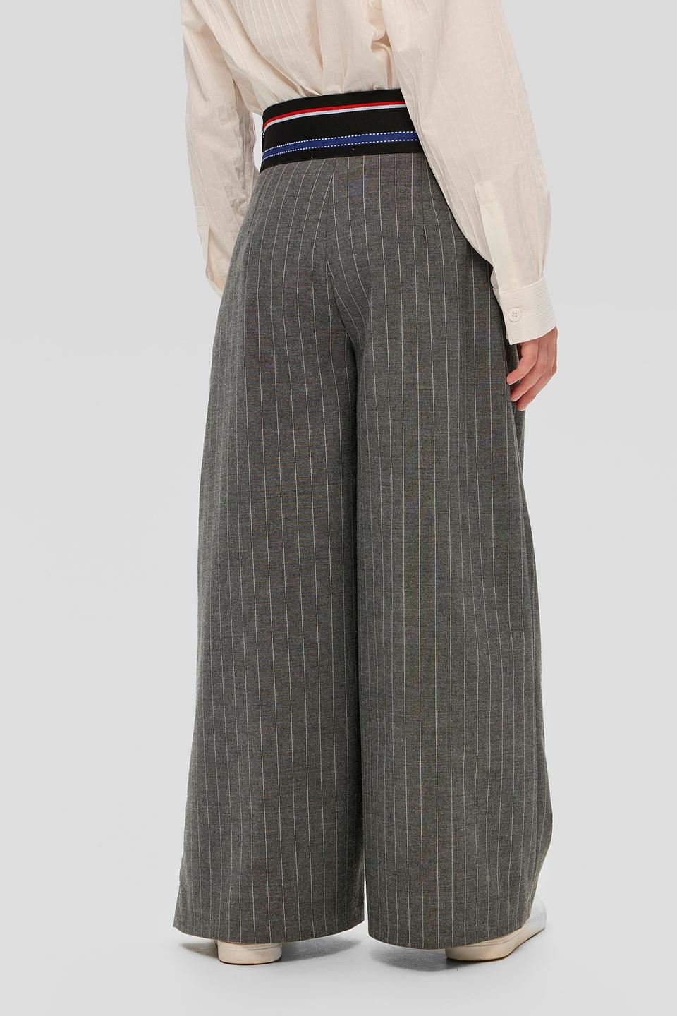 Брюки Choupette в полоску серые