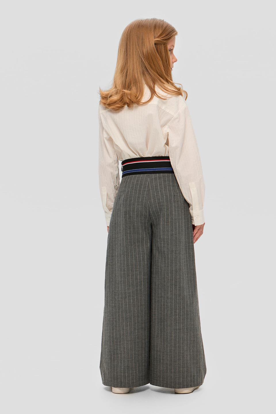 Брюки Choupette в полоску серые