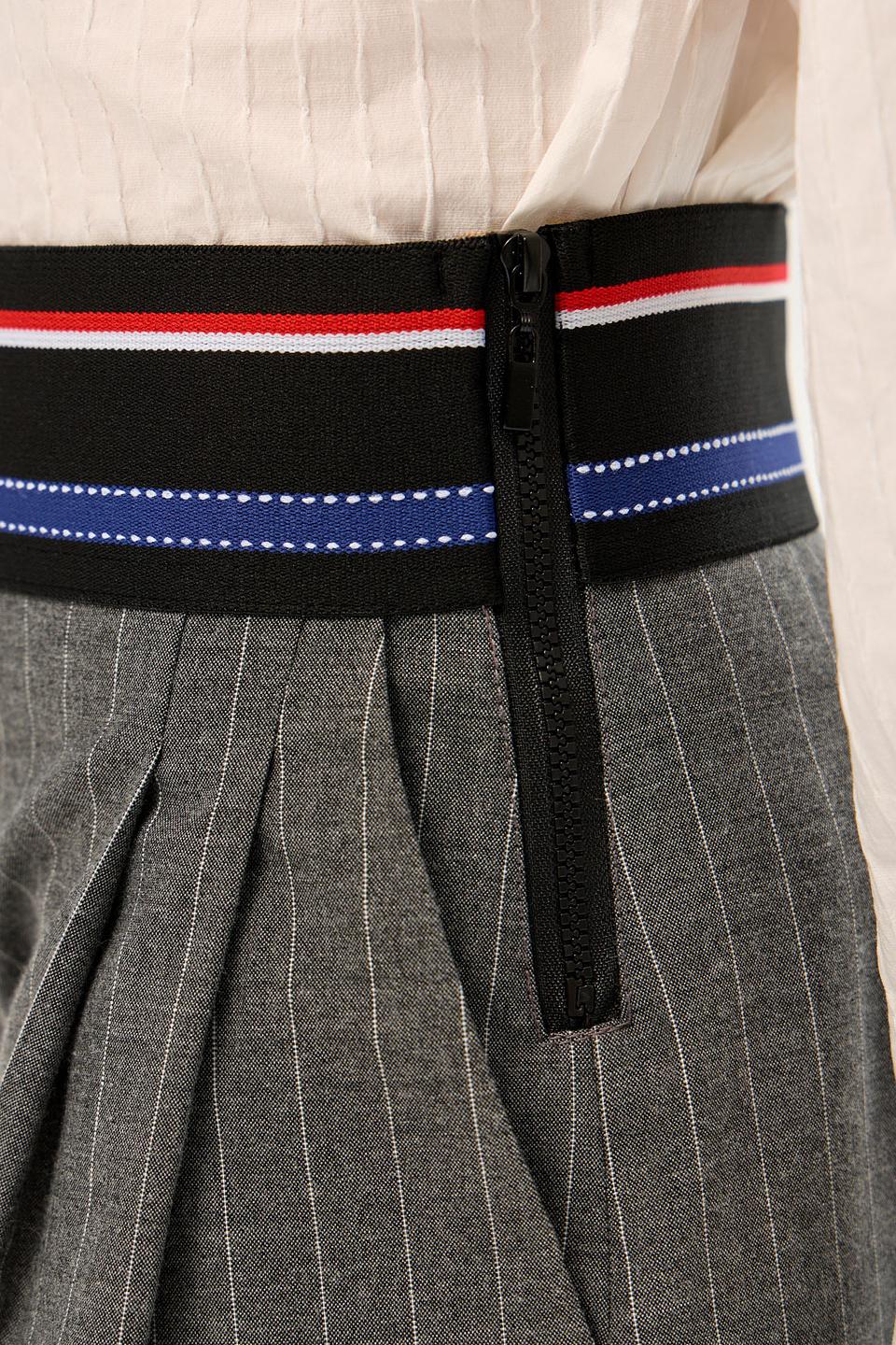 Брюки Choupette в полоску серые