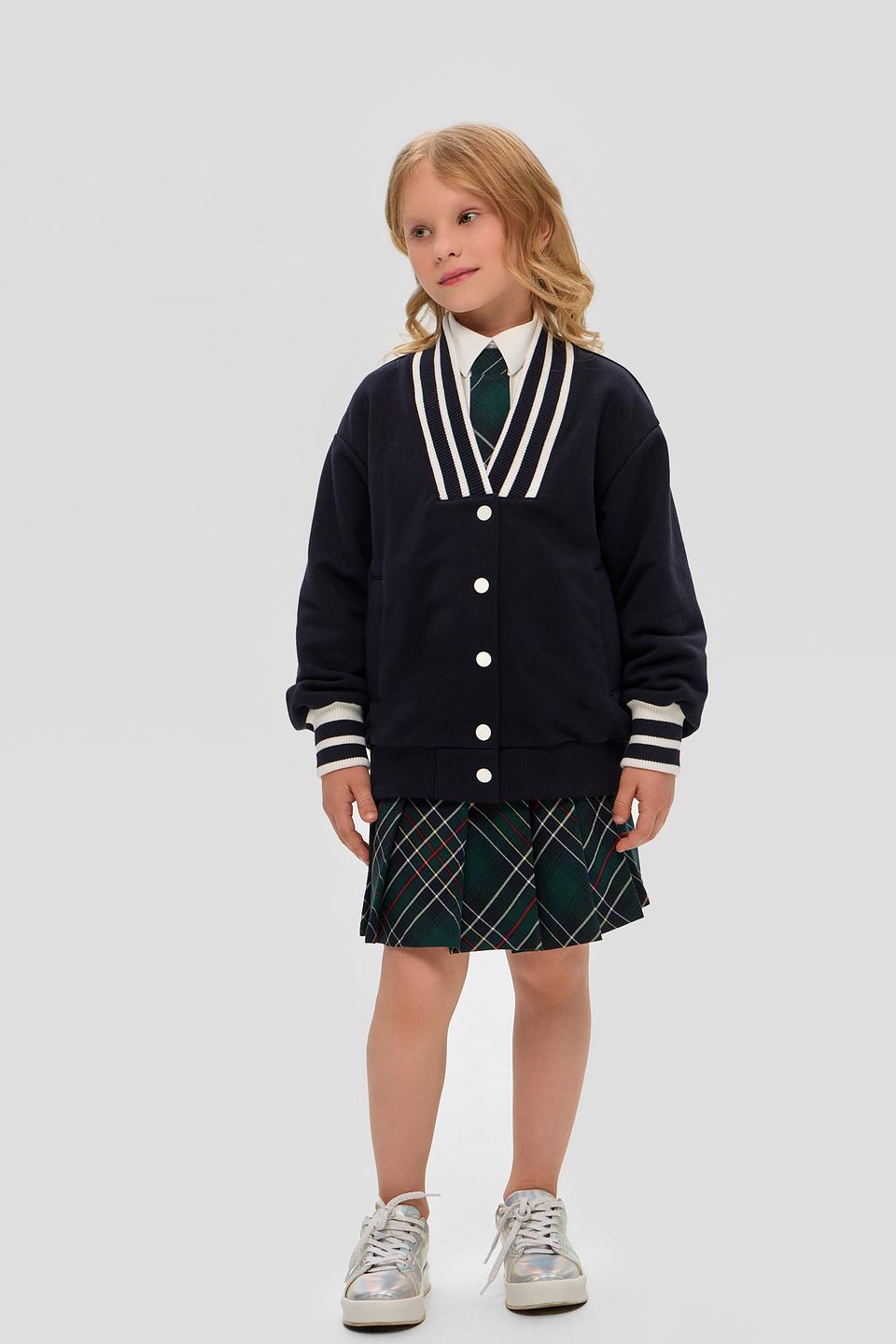 Куртка-бомбер Choupette темно-синяя