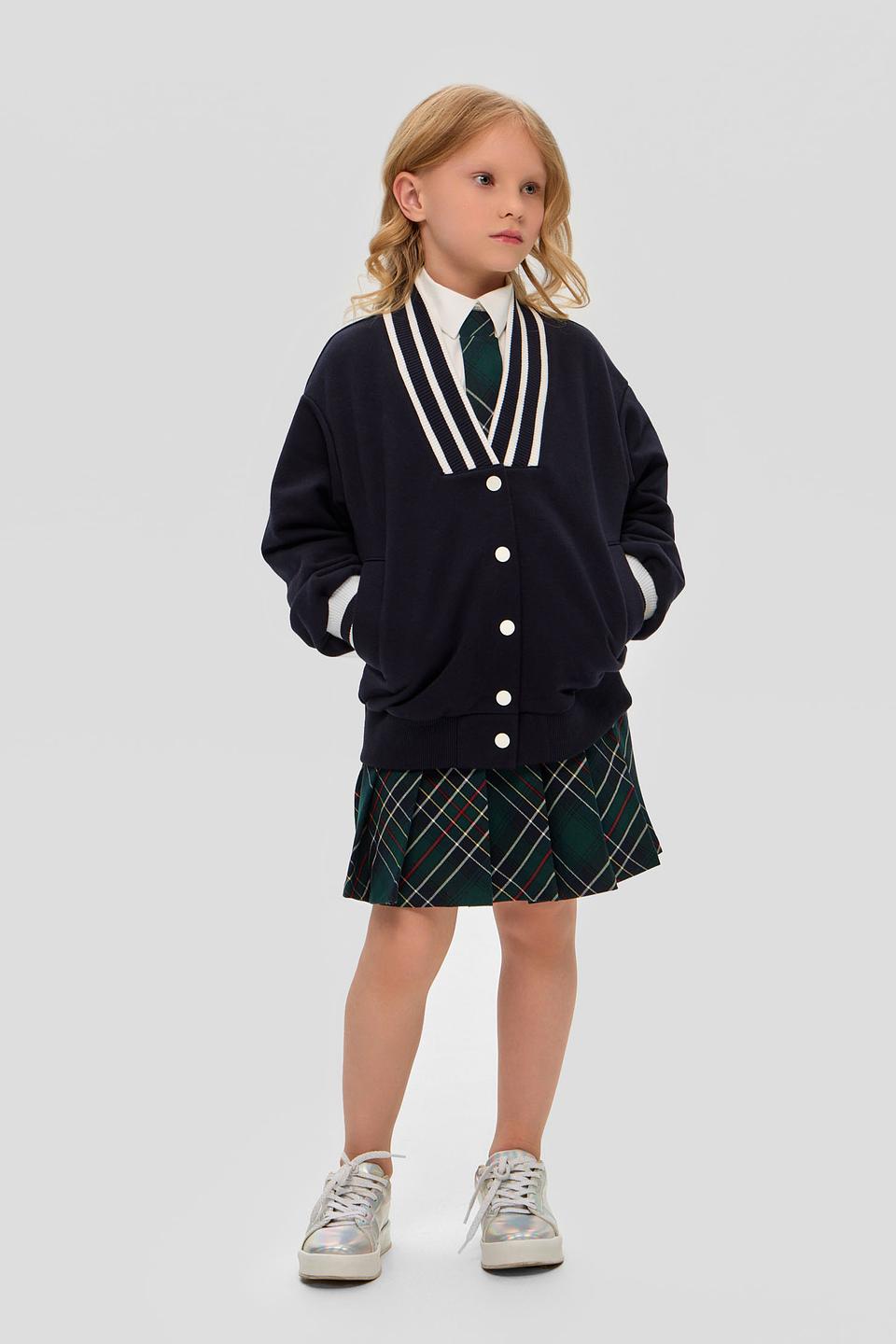 Куртка-бомбер Choupette темно-синяя