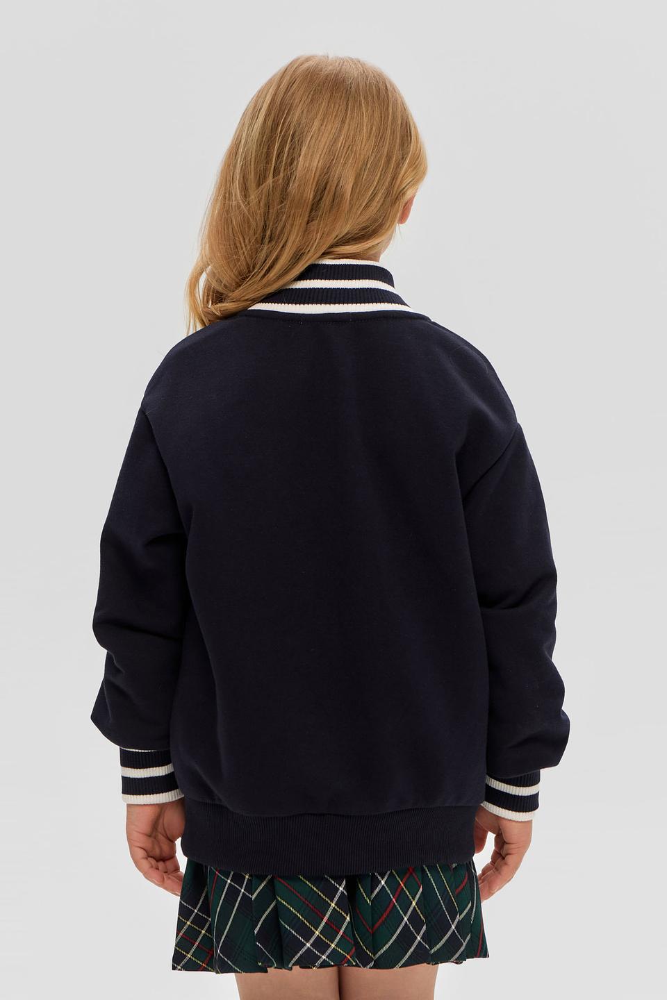 Куртка-бомбер Choupette темно-синяя