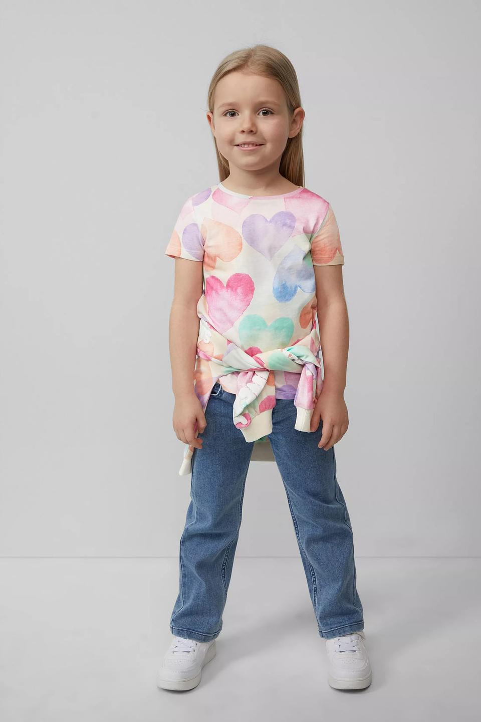 Футболка s.Oliver дев. с сердечками