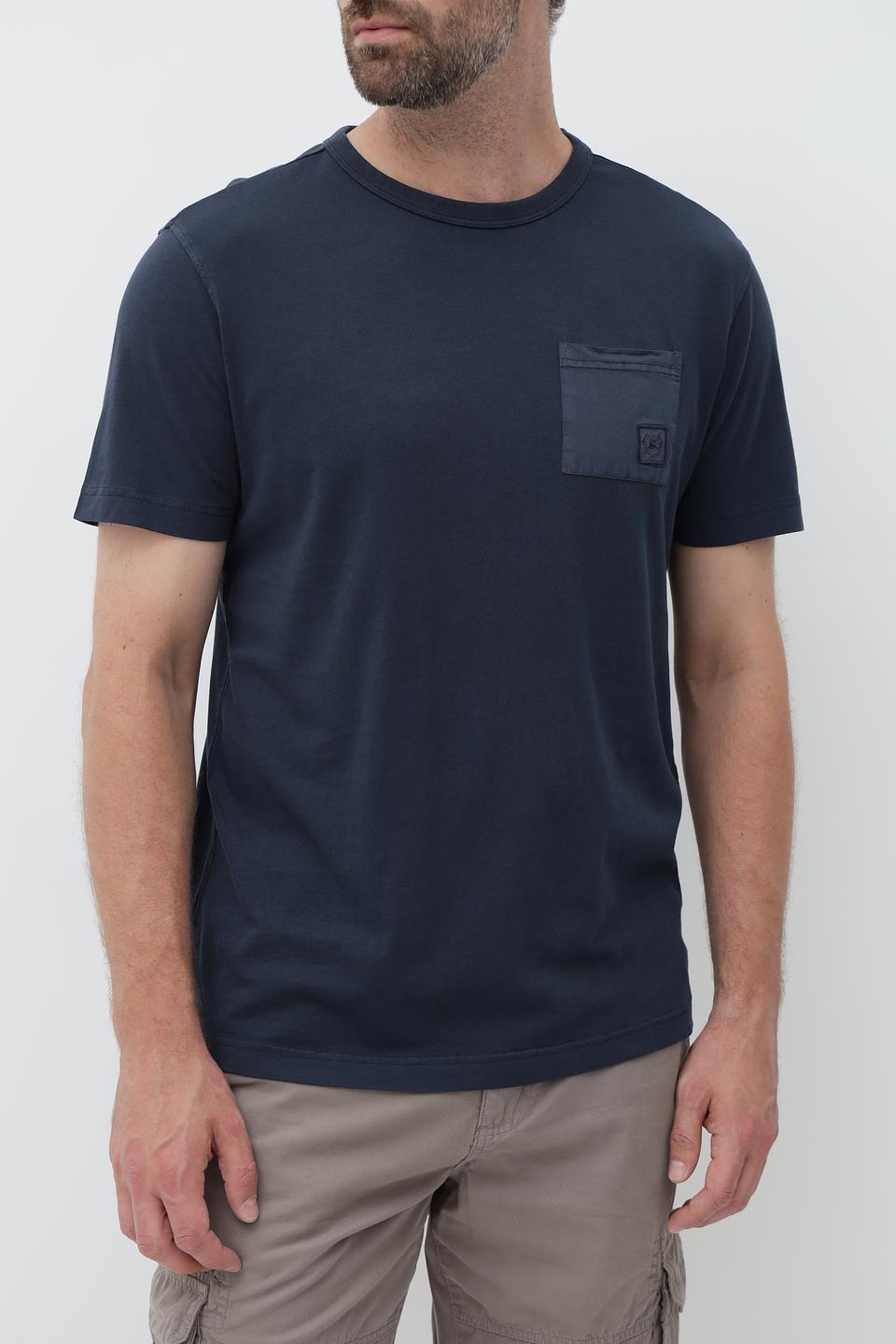 Футболка Lerros с карманом темно-синяя