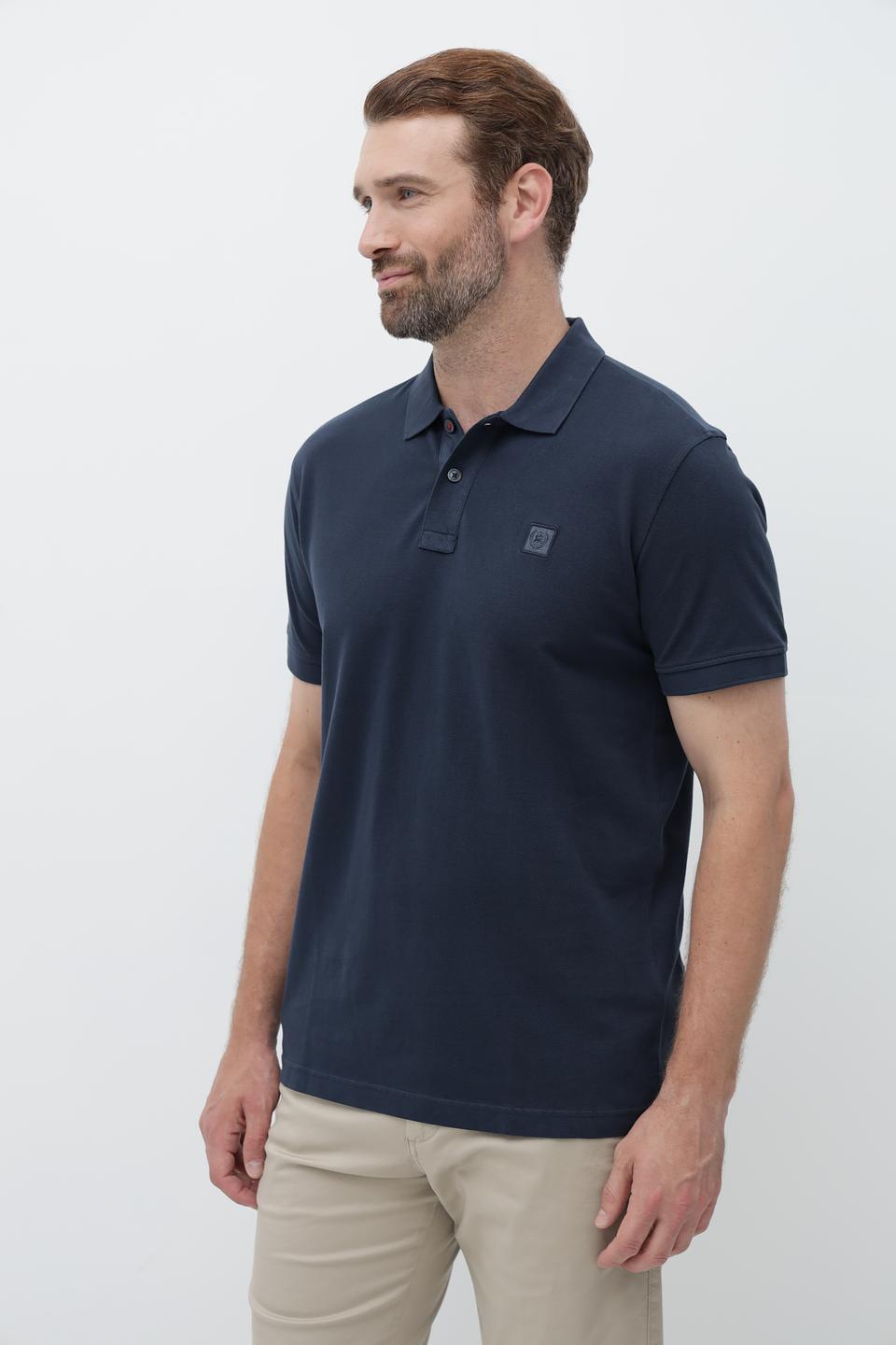 Поло Lerros men тёмно-синее