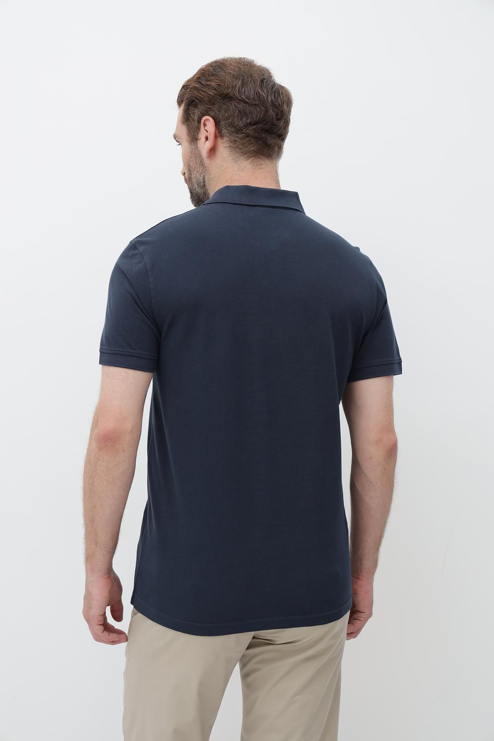 Поло Lerros men тёмно-синее