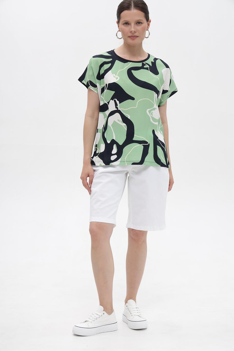 Блуза Tom Tailor с принтом