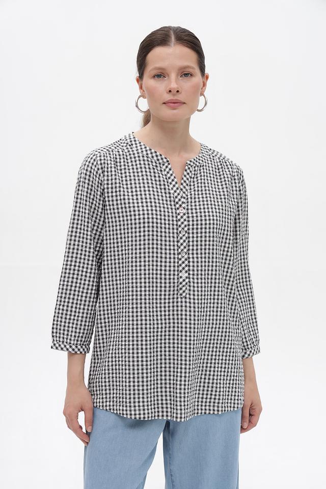 Блузка Time Zone в клетку