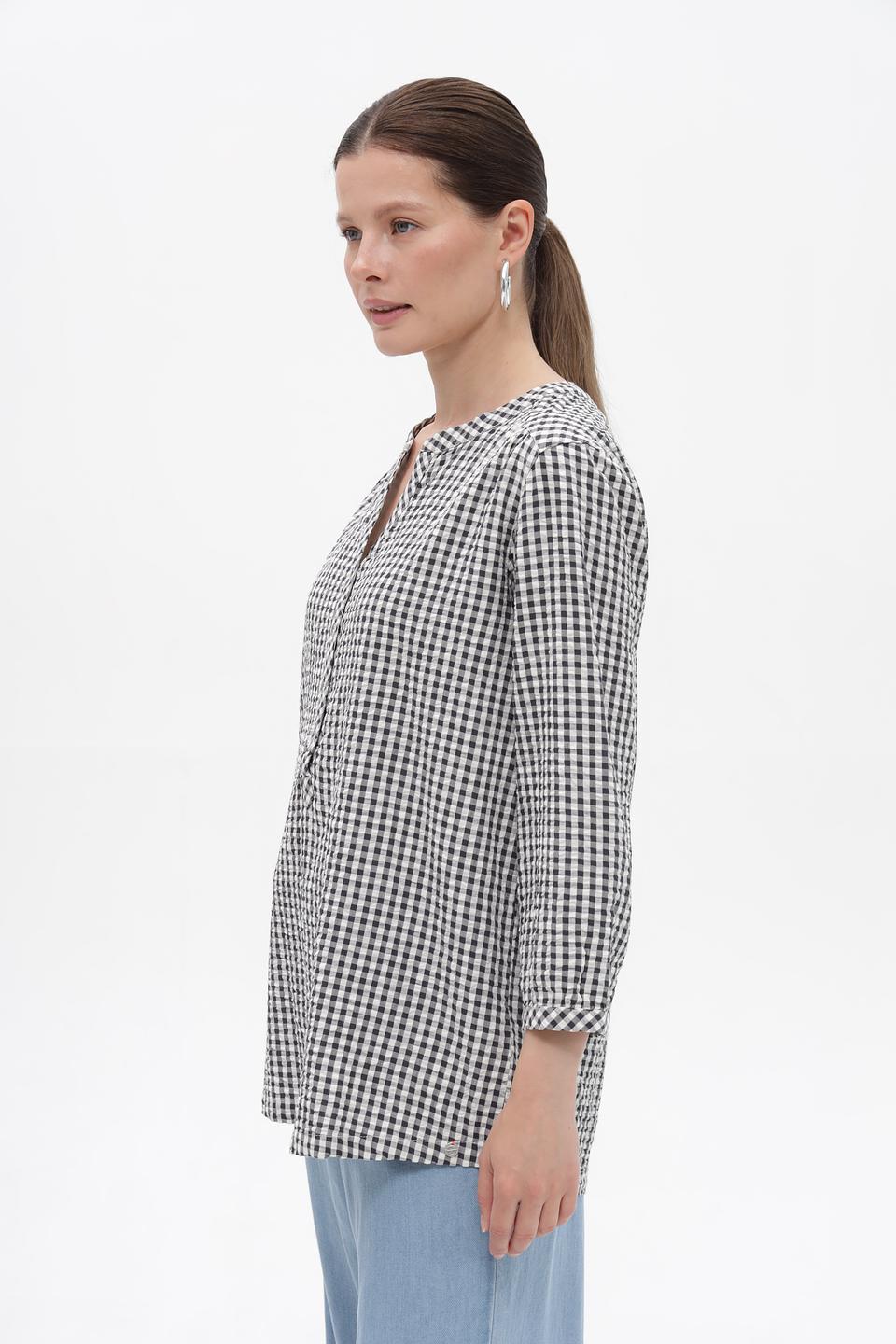 Блузка Time Zone в клетку
