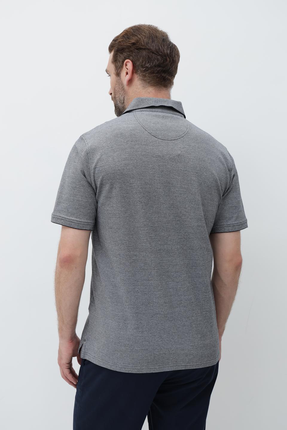 Поло Casa Moda men серый меланж