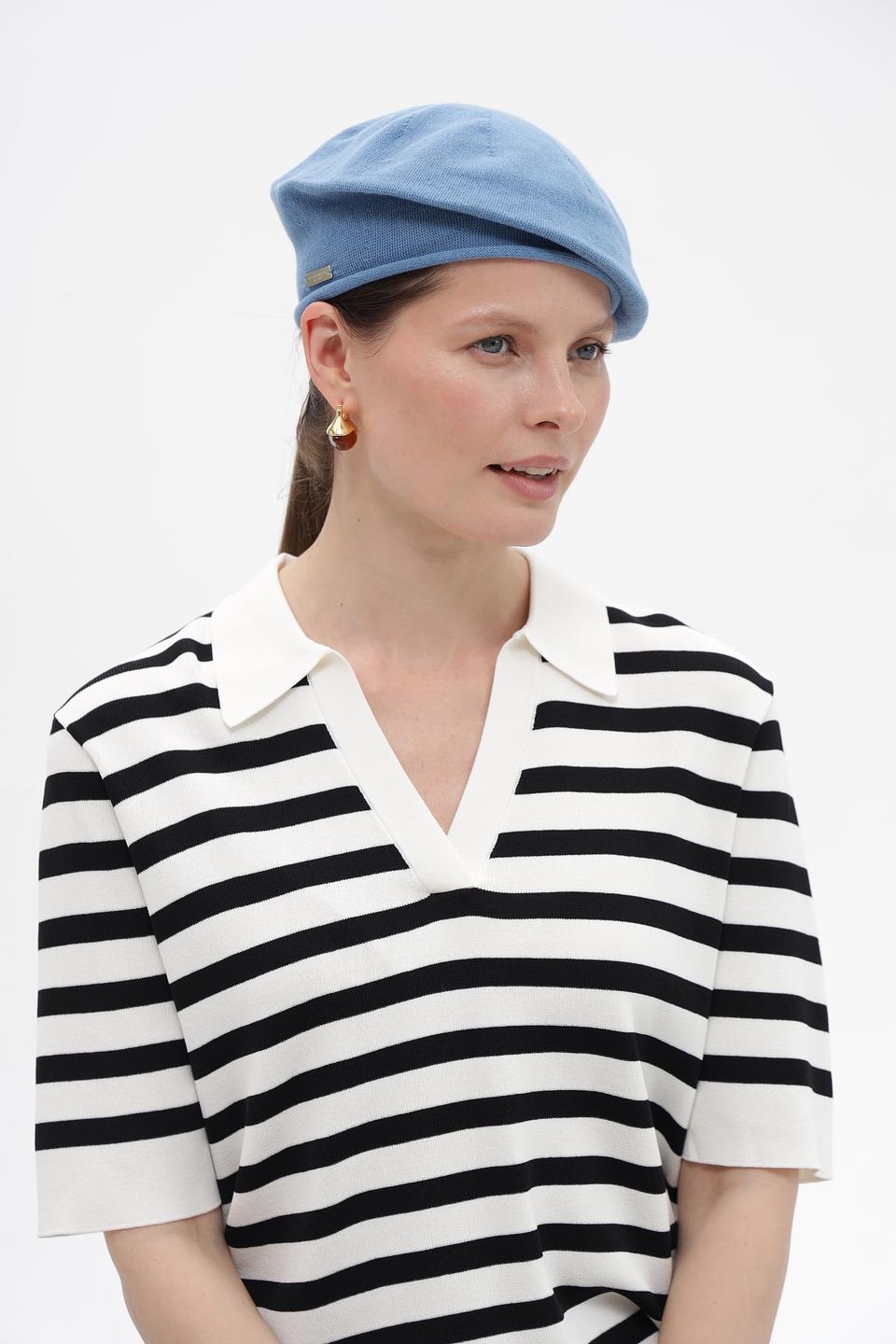 Берет Seeberger голубой