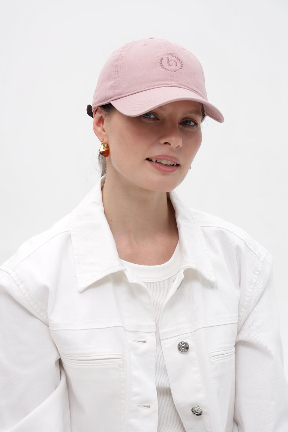 Бейсболка Bugatti женская пудровая