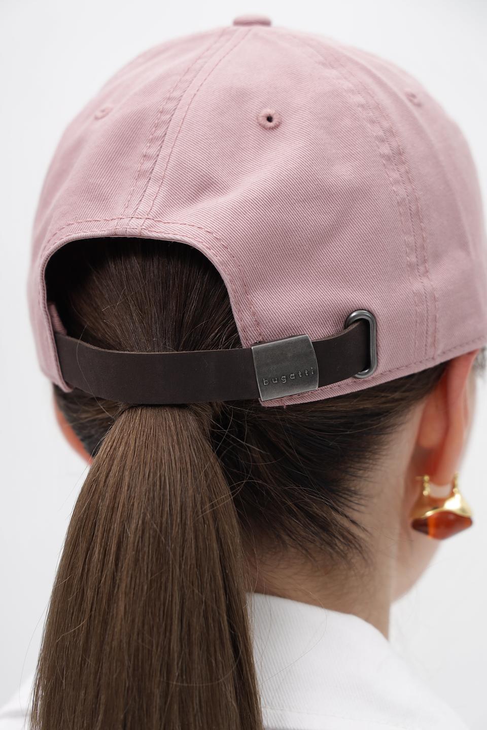 Бейсболка Bugatti женская пудровая