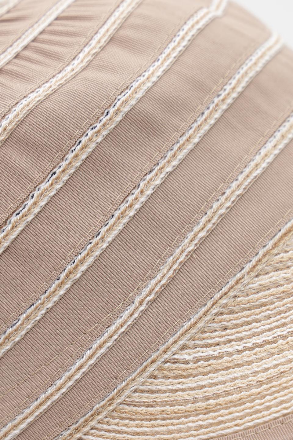 Кепка Loevenich в полоску бежевая