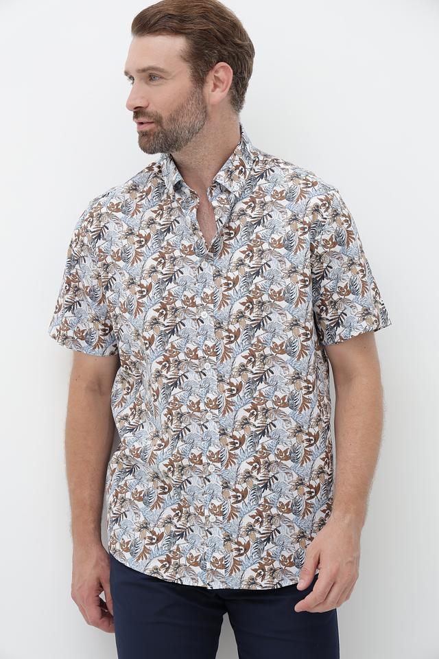 Рубашка Bugatti с принтом