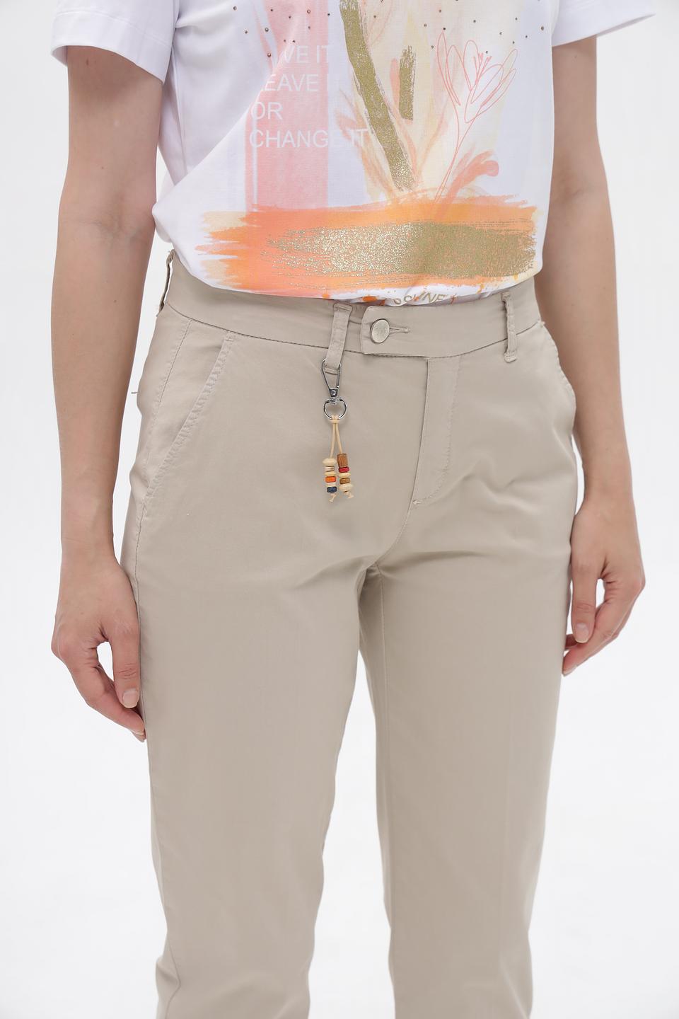 Брюки классические Anna Montana бежевые