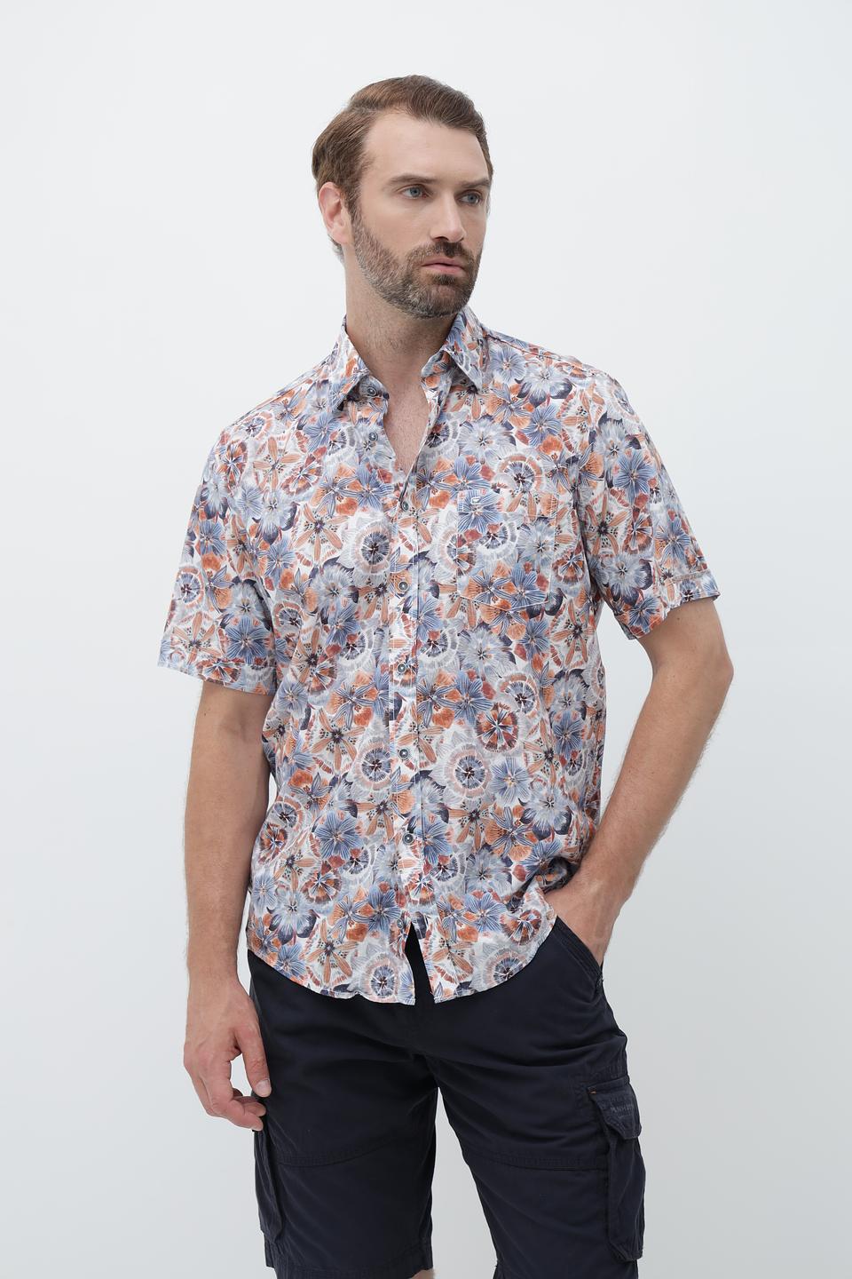 Рубашка кр Casa Moda с принтом