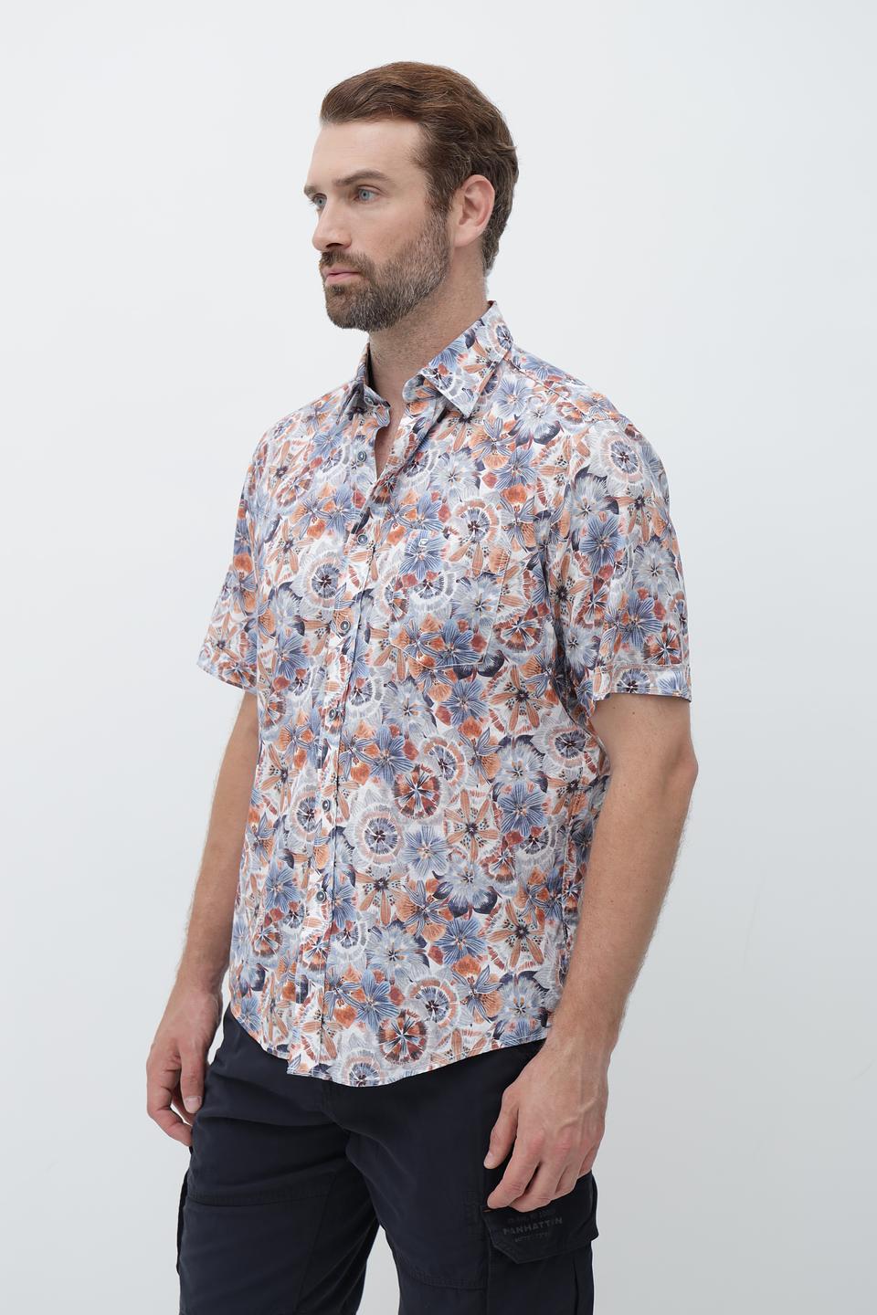 Рубашка кр Casa Moda с принтом
