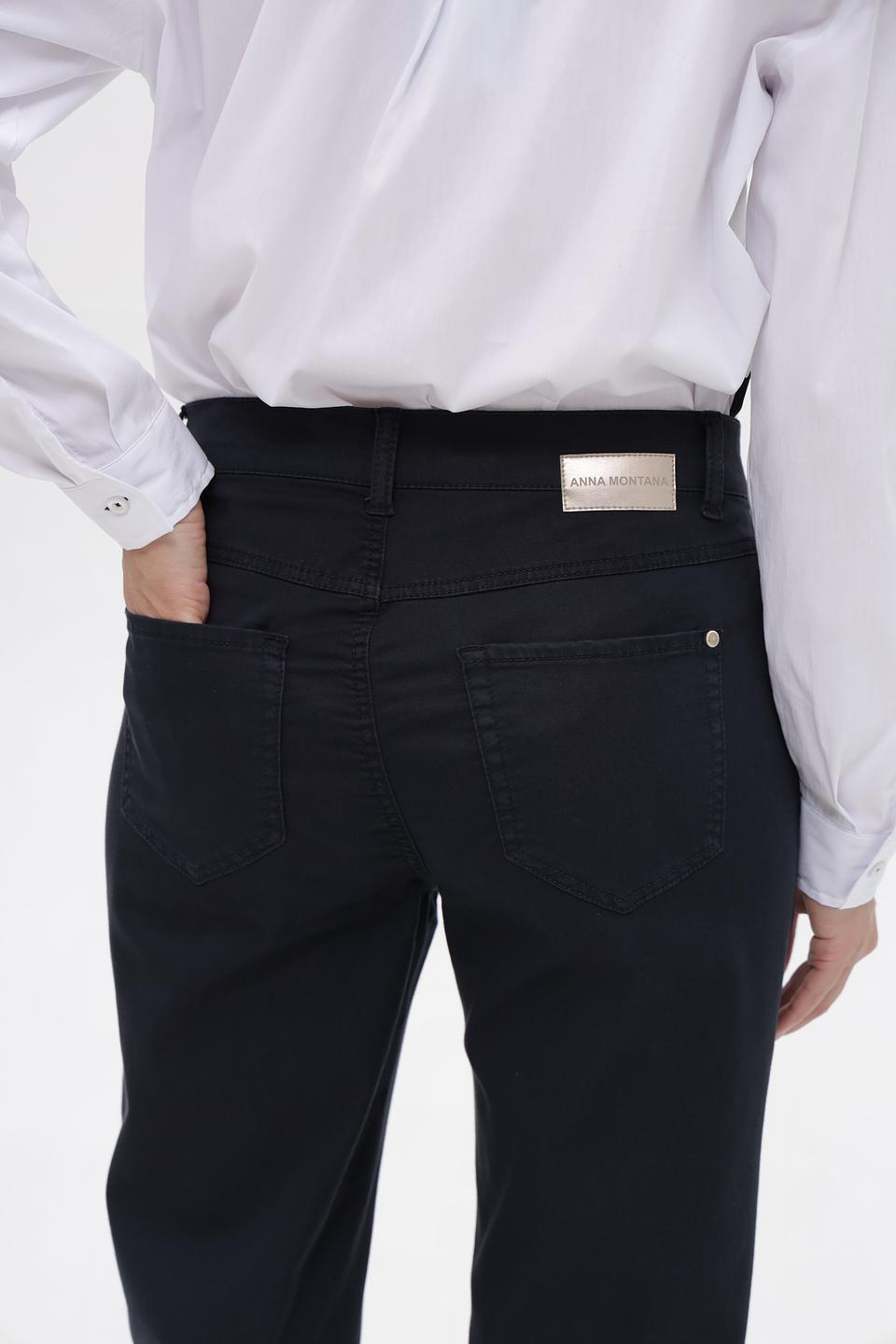 Капри Anna Montana тёмно-синие