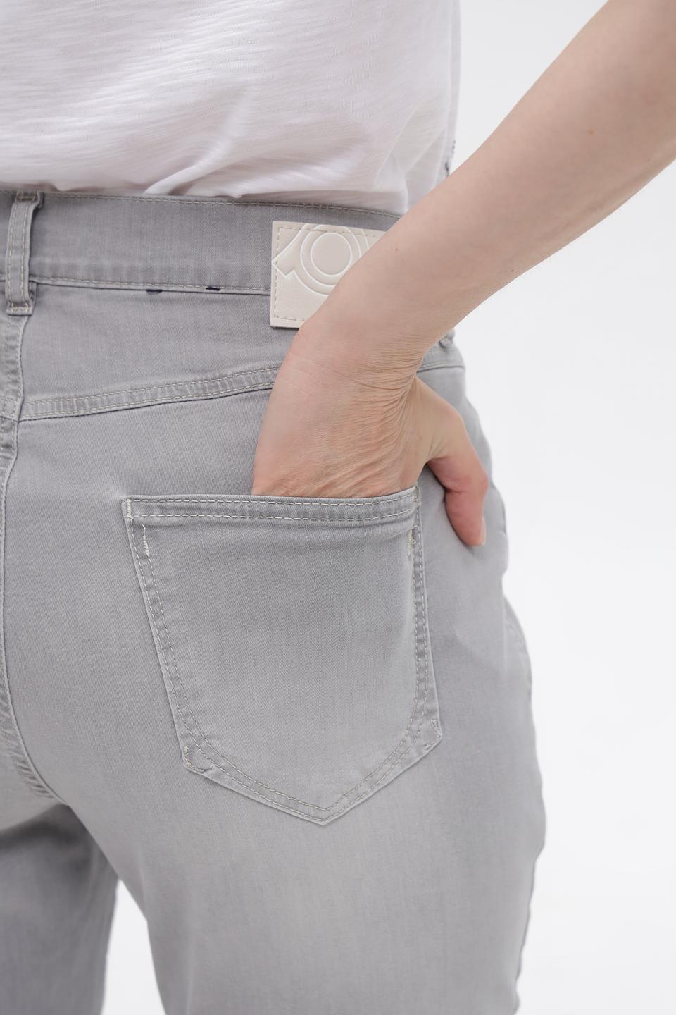 Джинсы Gardeur серые укороченные