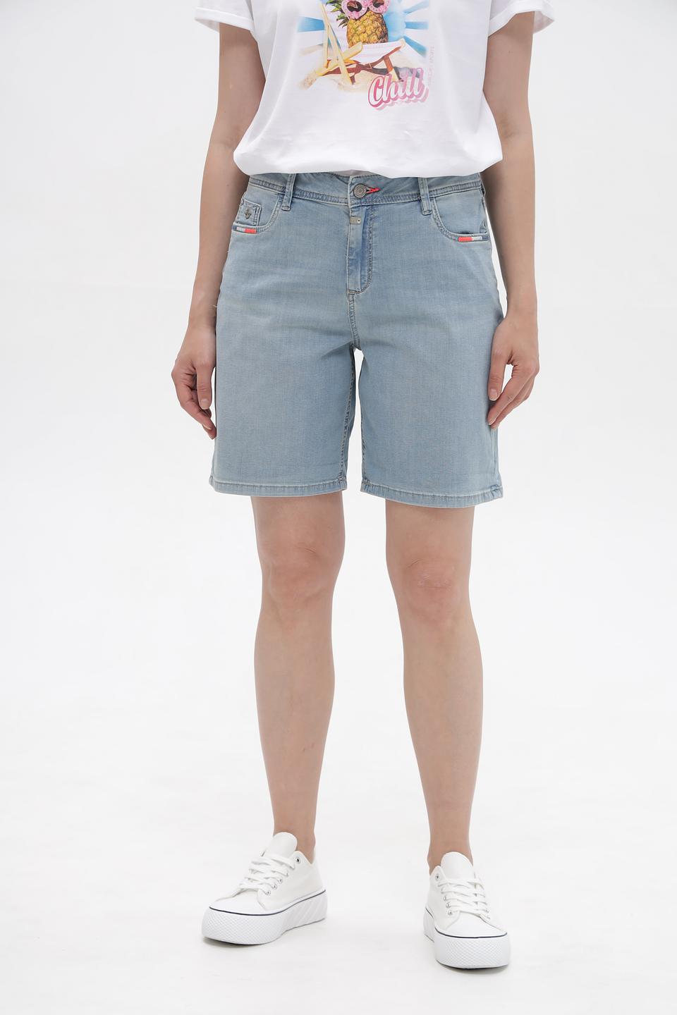 Шорты Time Zone деним голубой