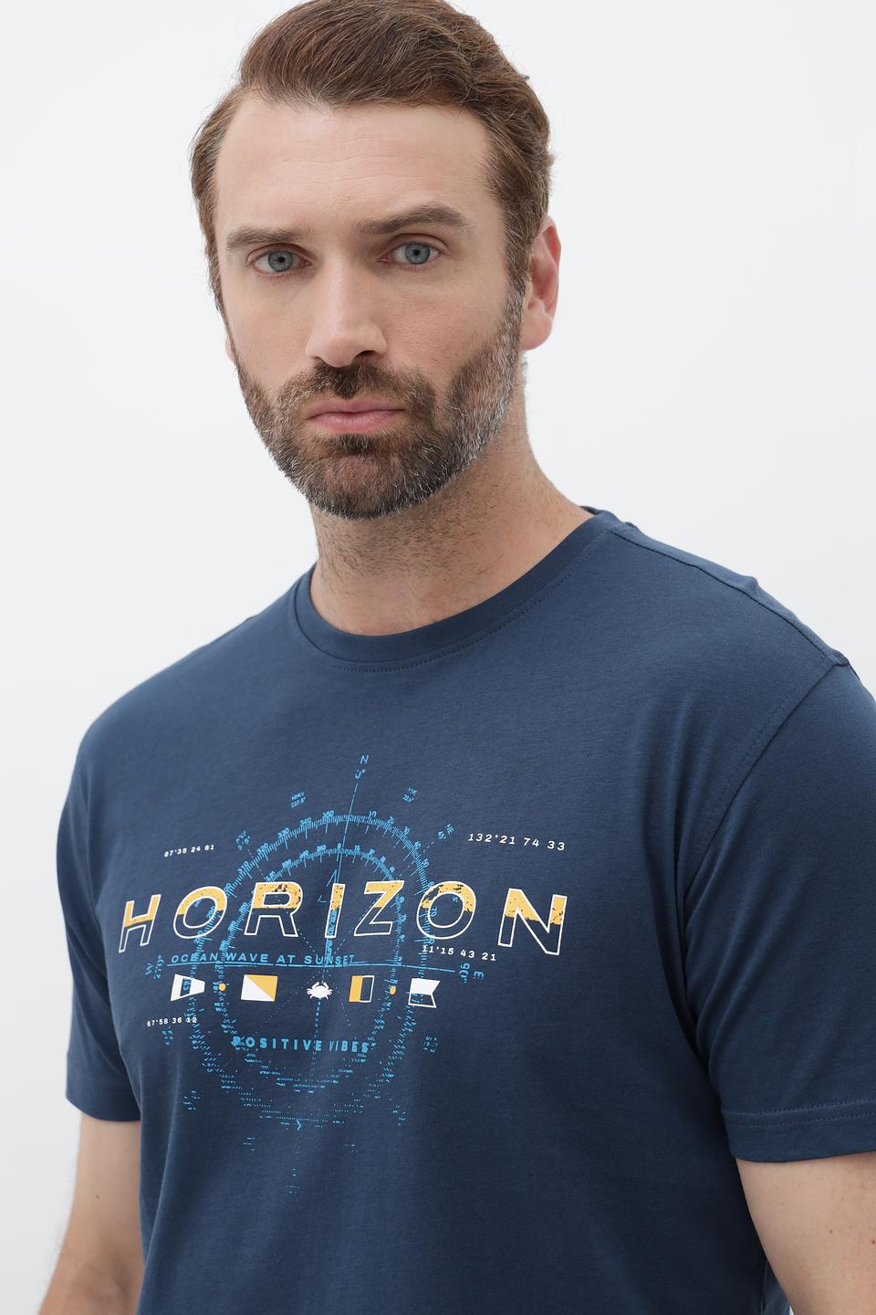 Футболка Granchio с принтом Horizon