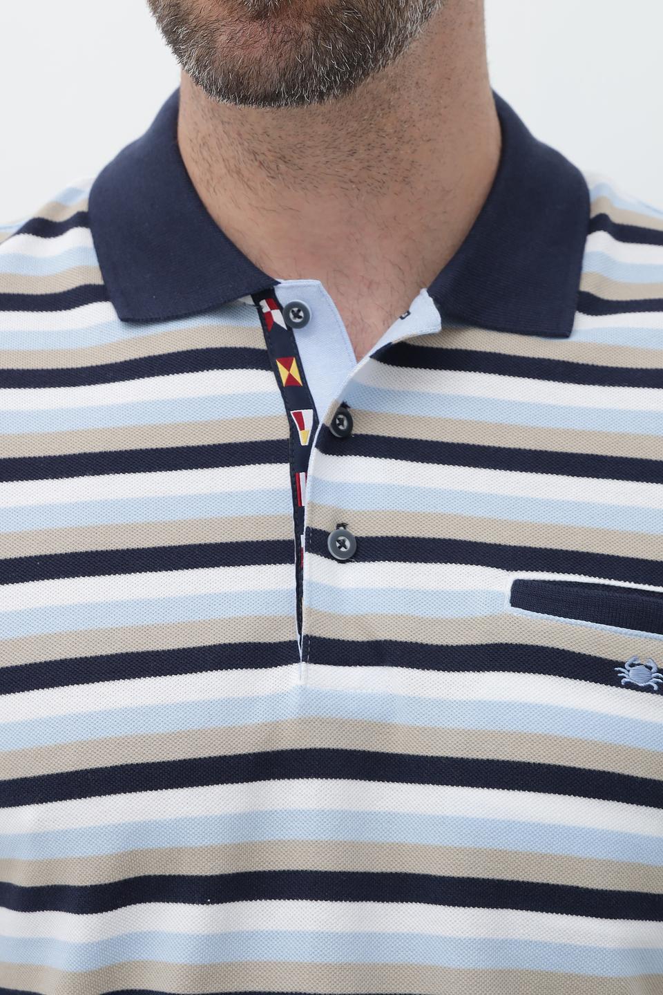 Поло Granchio в полоску