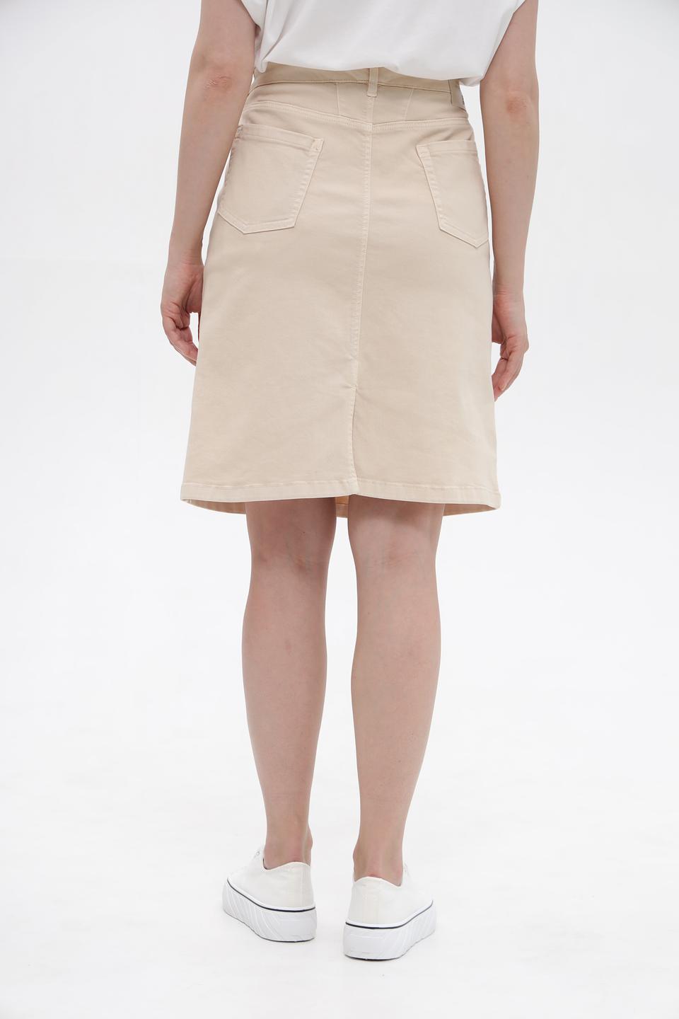 Юбка Gardeur хлопковая бежевая