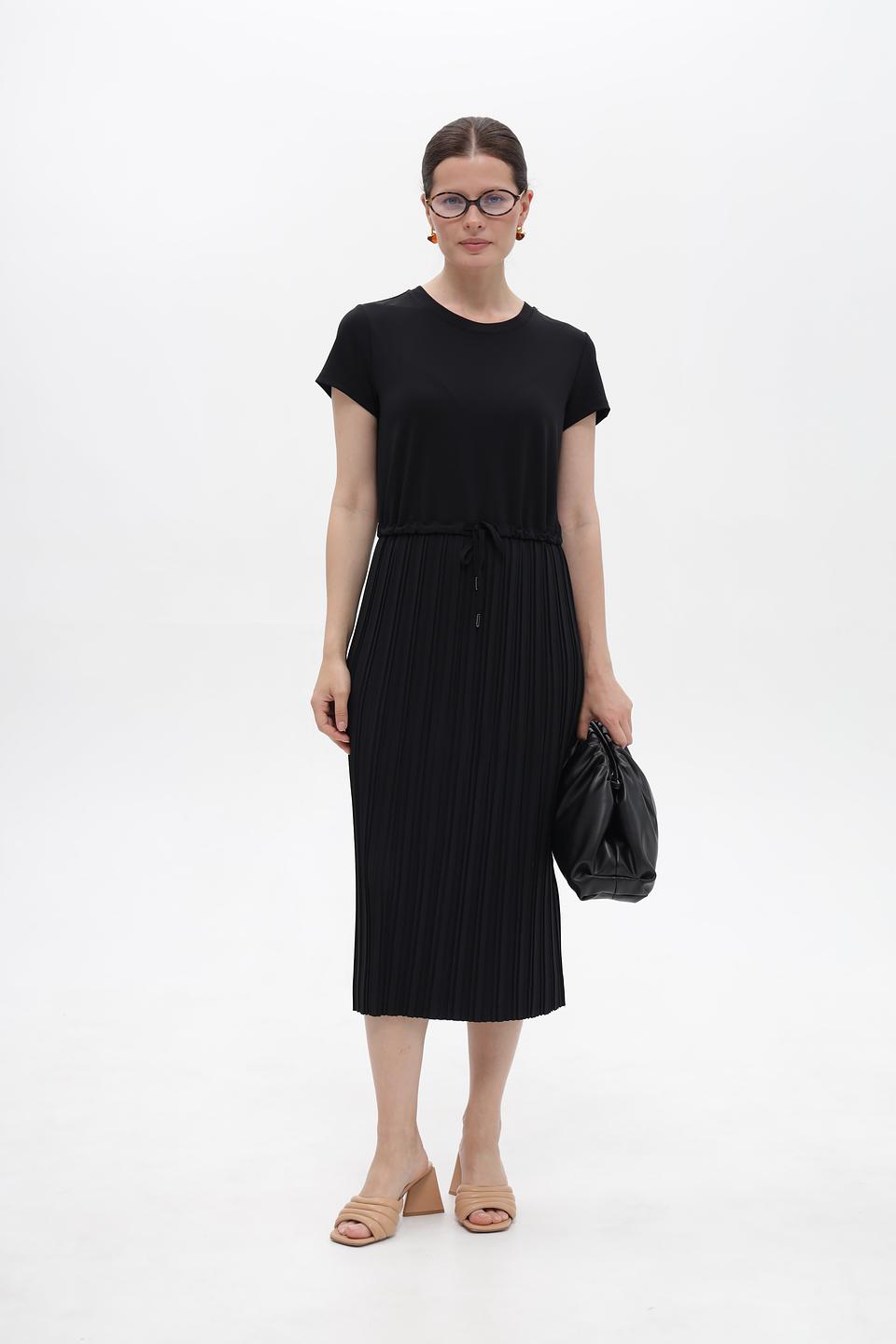 Платье Gerry Weber плиссе чёрное