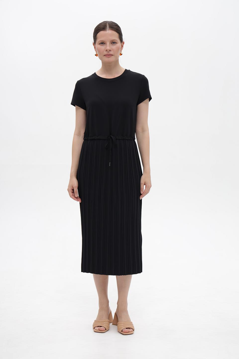 Платье Gerry Weber плиссе чёрное