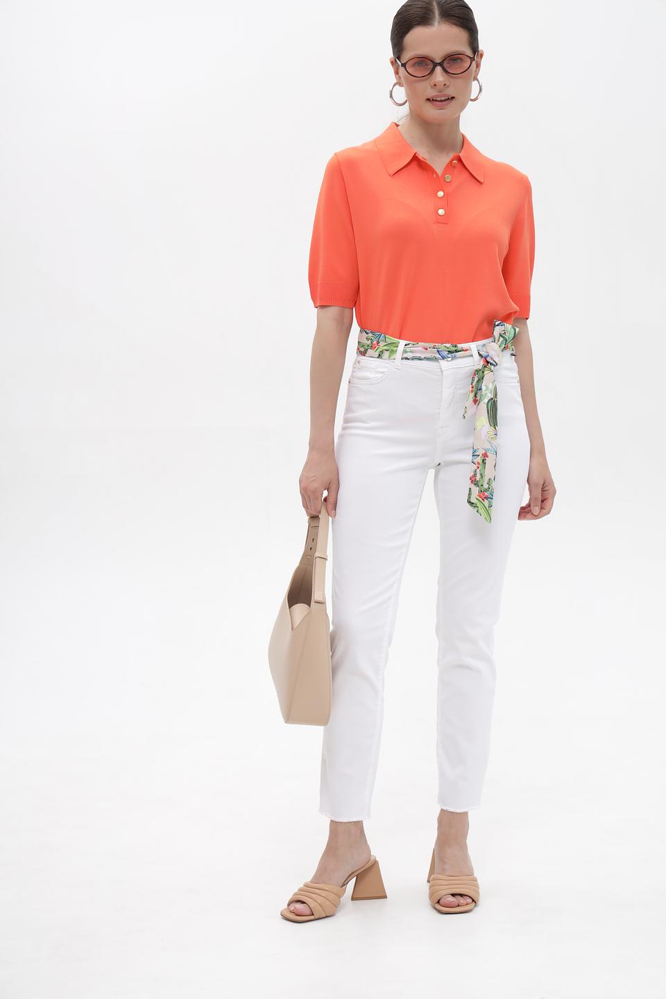 Джинсы с поясом Marc Cain Collections