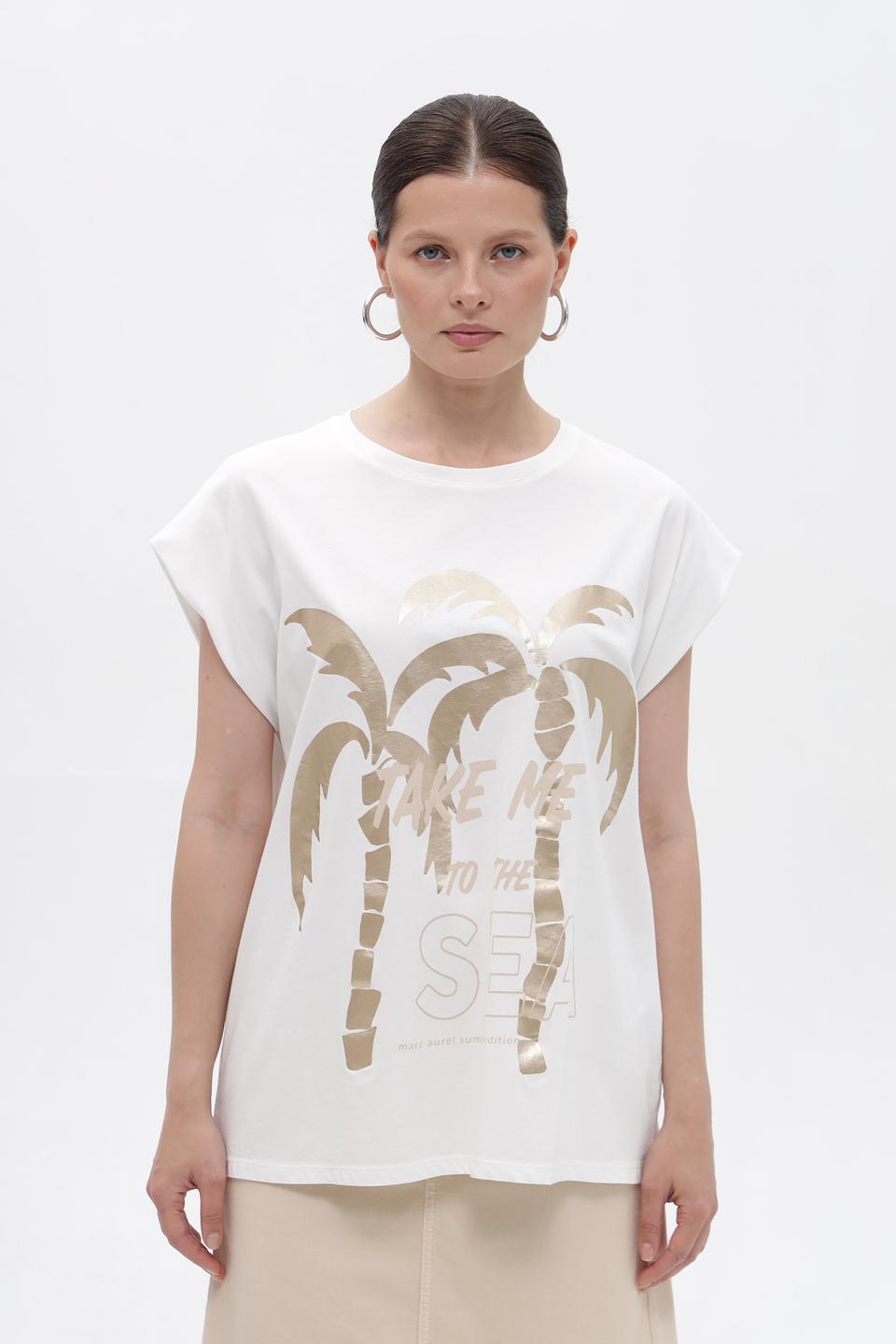 Футболка Marc Aurel с пальмами