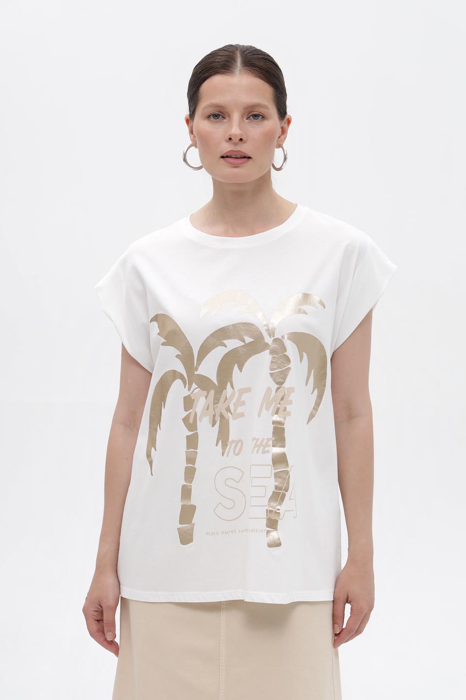 Футболка Marc Aurel с пальмами