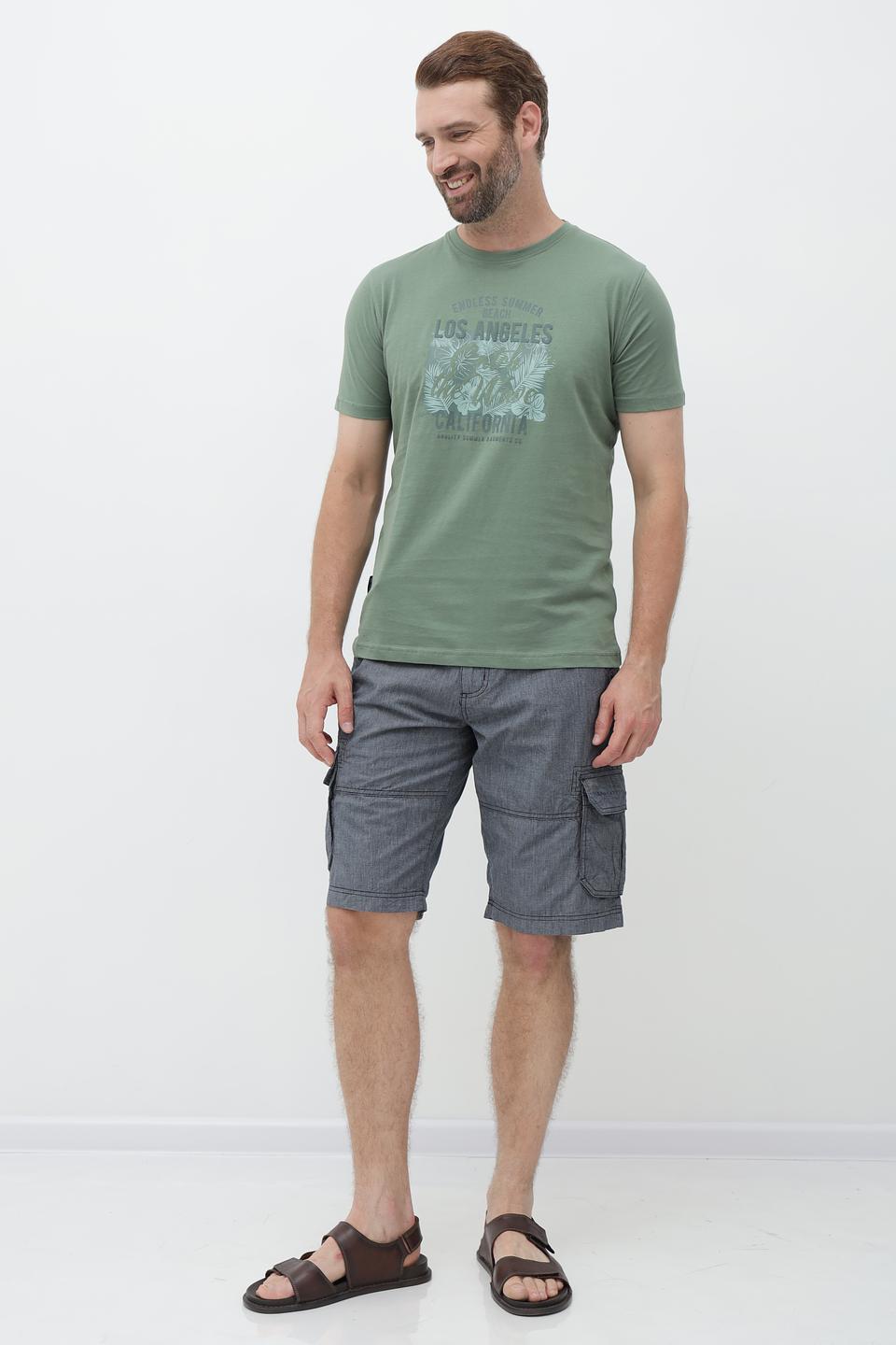 Футболка Sea Barrier с принтом хаки