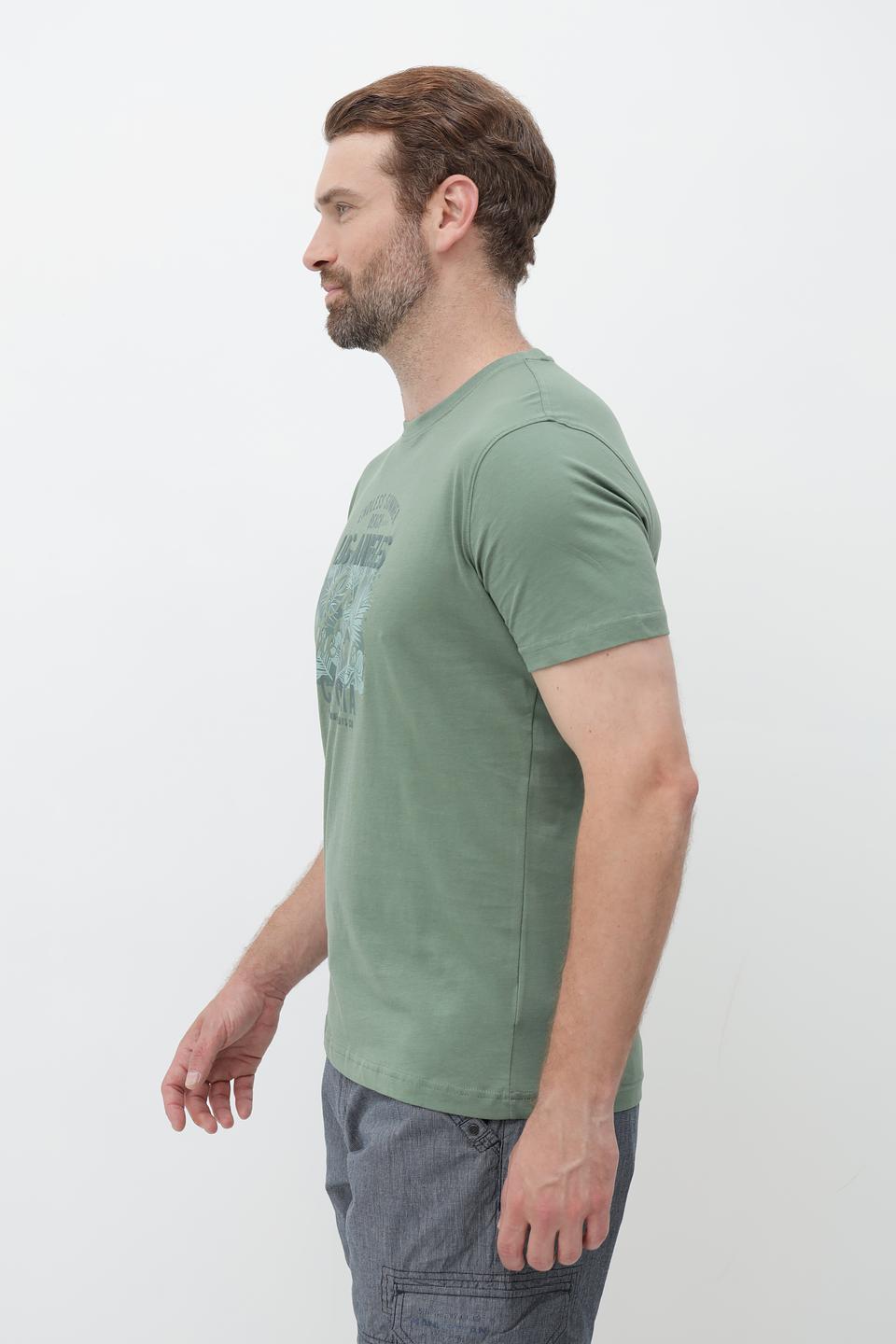 Футболка Sea Barrier с принтом хаки